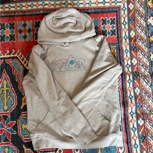 Patagonia Tan Hoodie Sweater